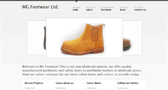 Desktop Screenshot of mg-footwear.com